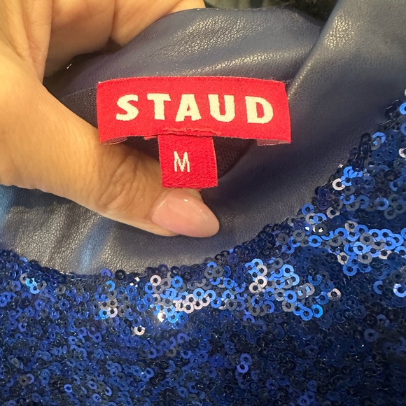 Staud Dolce cut-out sequined mini dress - size M - Picture 10 of 10